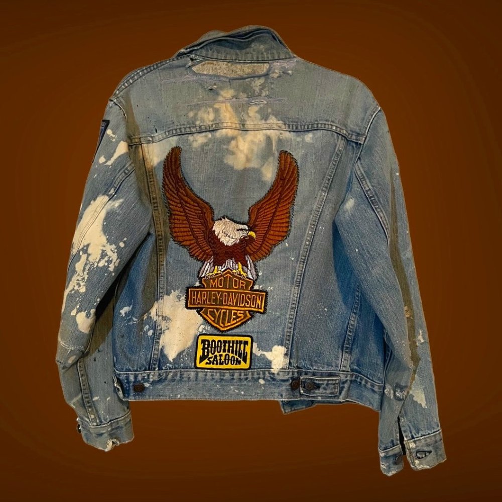 80s Vintage | Levi's Motorcycle Jean Jacket